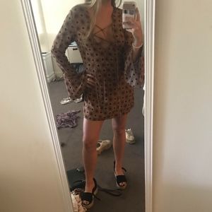 Tie up flowy dress